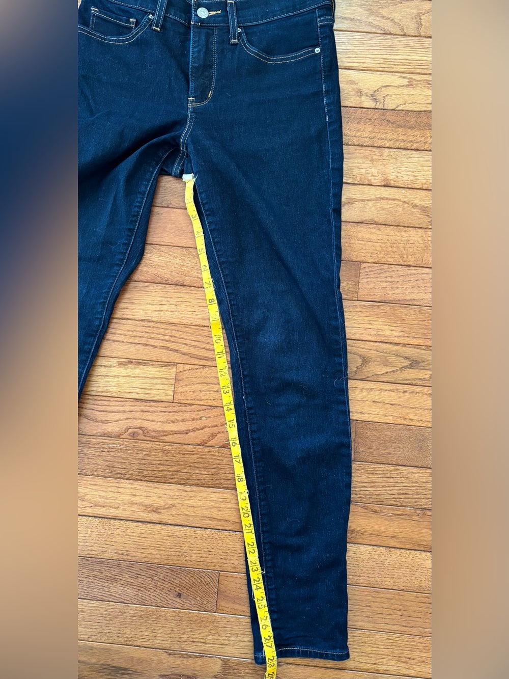 Levi's Dark Blue Denim Jeans size 28, 311 Shaping Jeans - Picture 6 of 8